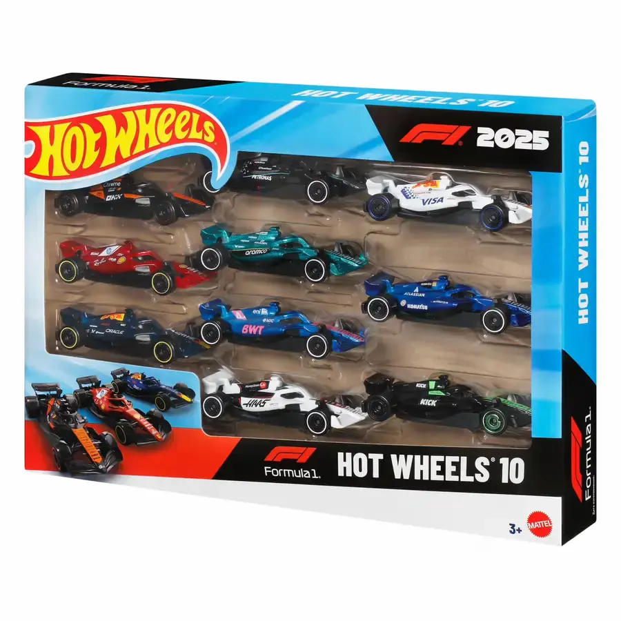 Hot Wheels Formula 1 2025 十車套裝
